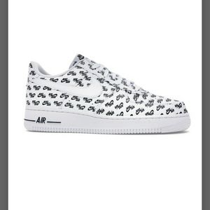 Air Force 1 QS 07 embossed logo all over